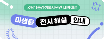 국립낙동강생물자원관 테마해설 미생물 전시 해설 안내