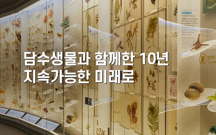 담수생물과 함께한 10년 지속가능한 미래로