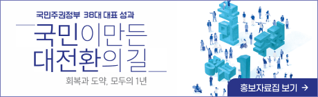 국민주권정부 38대 대표 성과
국민이만든 대전환의길 회복과 도약, 모두의 1년