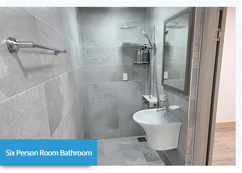 Six Person Room Bathroom
