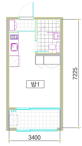 1인실 조감도